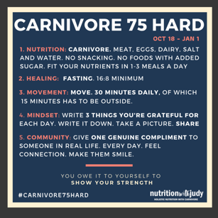 Carnivore 75 hard